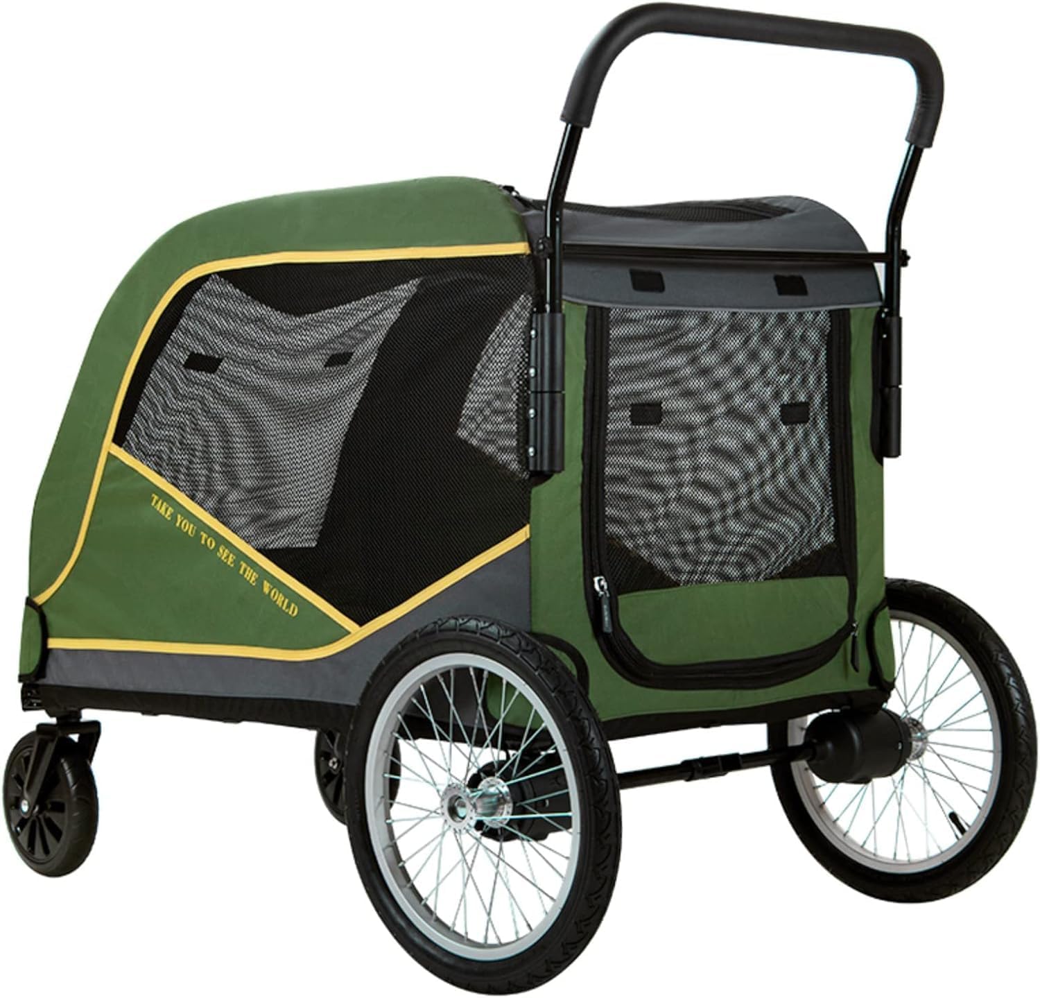 大型犬用 カート 多頭中小型犬・猫 多頭用 四輪 前後で入り可能