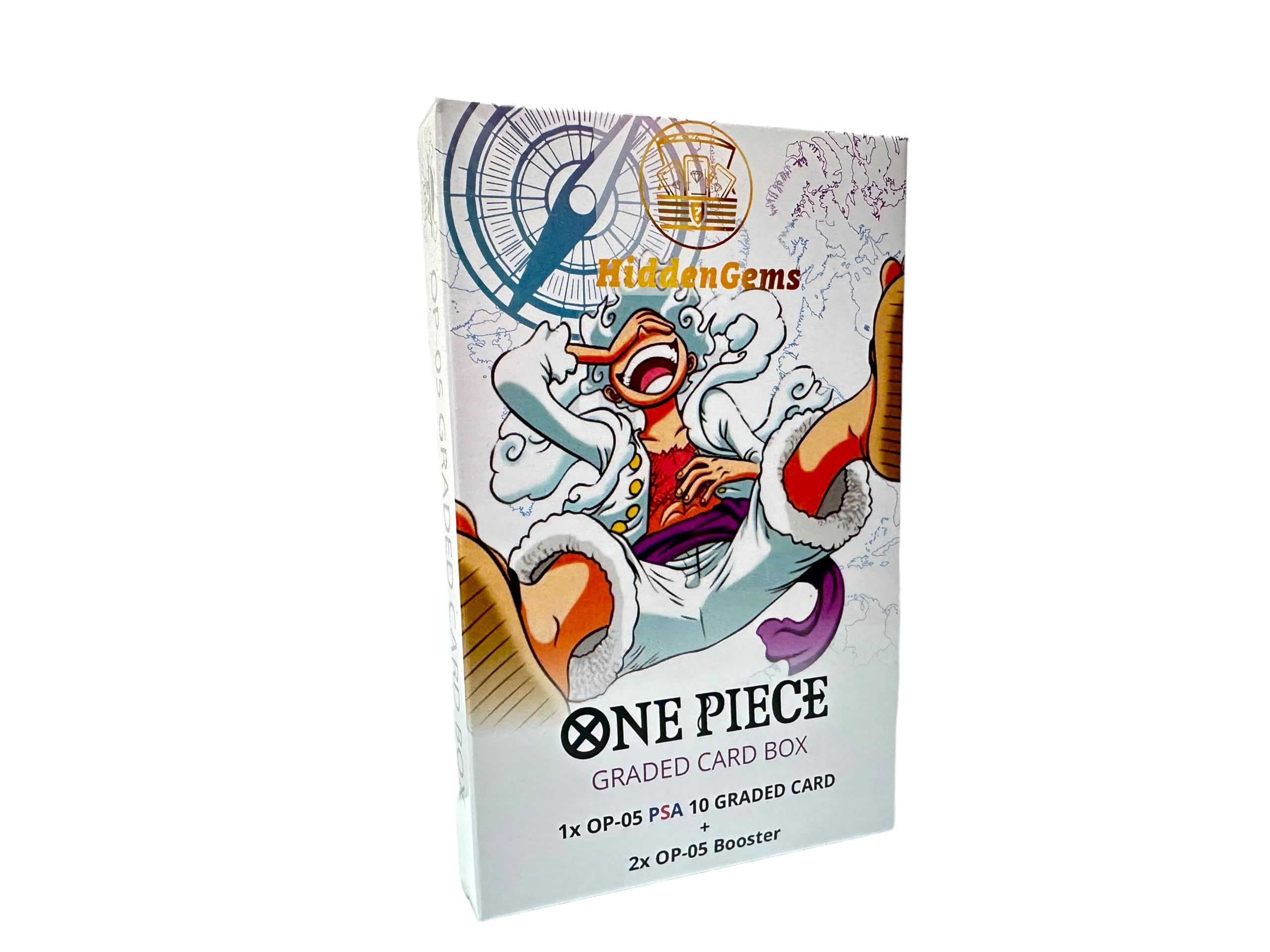 HiddenGems One Piece OP-05 Graded Card Box - 1x PSA 10 + 2x JP