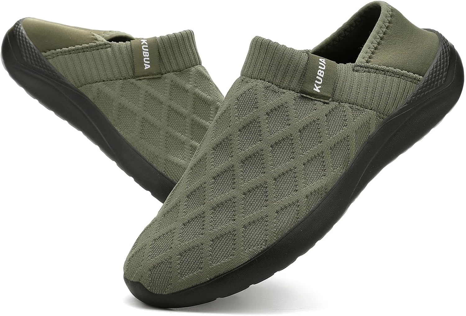 KUBUA Mens Womens Slippers Indoor Lightweight House Shoes Outdoor Breathable Slip on Loafers - Image 6