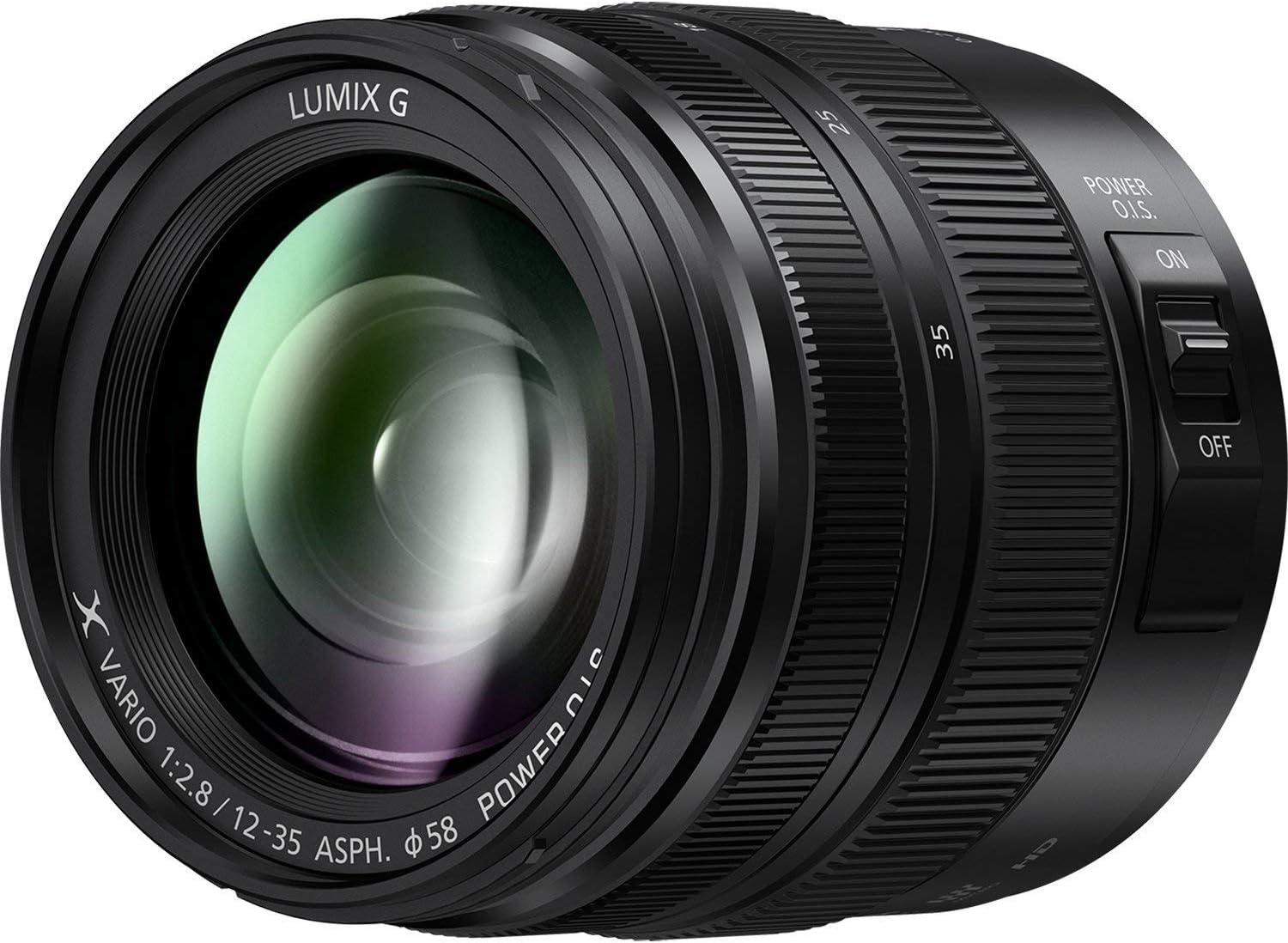 Panasonic LUMIX Professional 12-35mm Camera Lens G X VARIO II, F2.8 ASPH, Dual I.S. 2.0 with Power O.I.S., Mirrorless Micro Four Thirds, H-HSA12035 (2017 Model, Black)