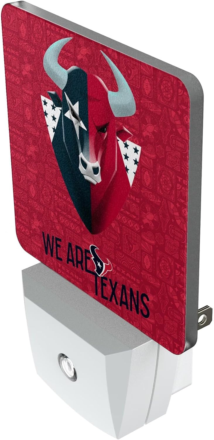 Keyscaper Houston Texans 2024 Illustrated Limited Edition Nightlight Two-Pack