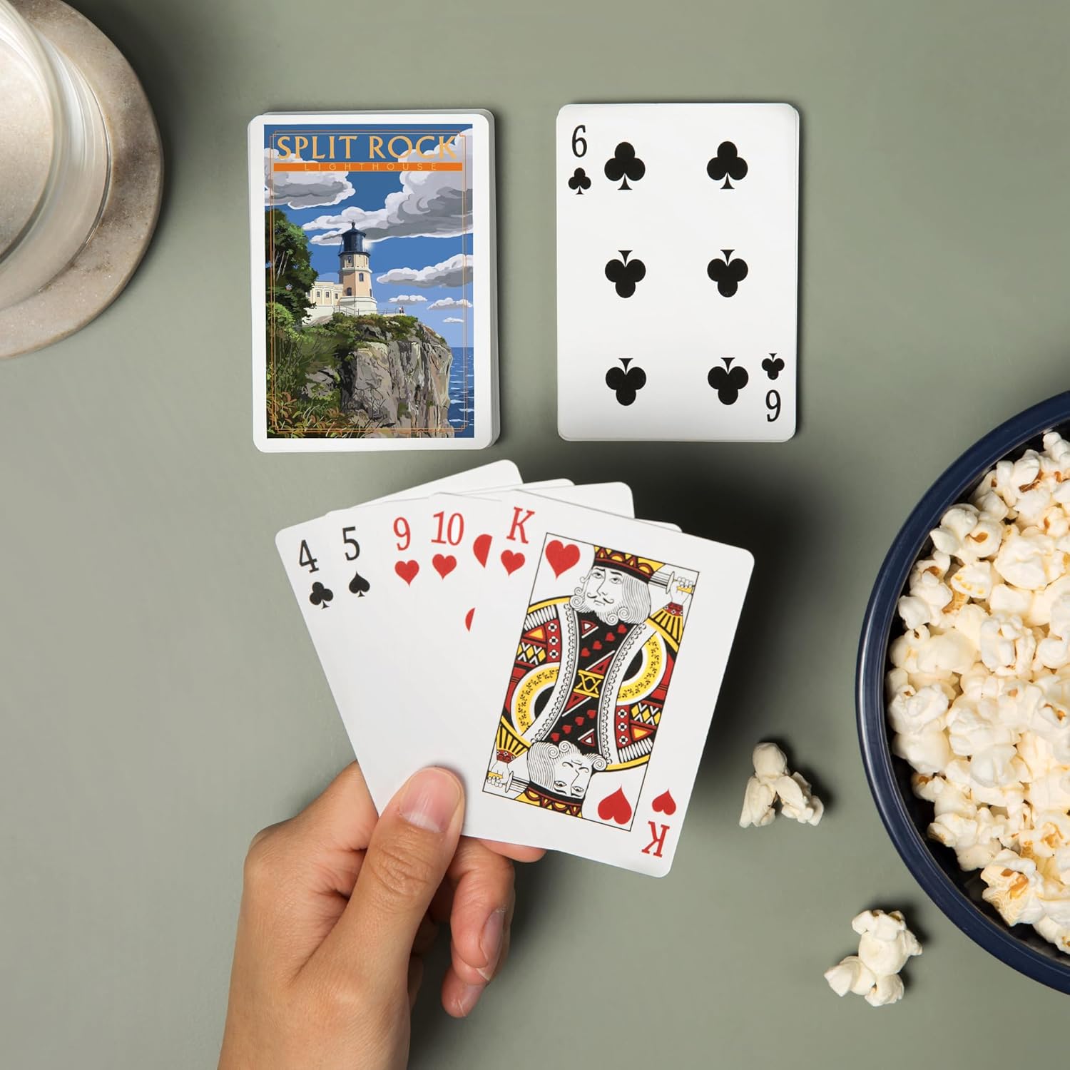 Lantern Press Minnesota, Split Rock Lighthouse, 52 Playing Cards for Adults, Poker Size Card Deck