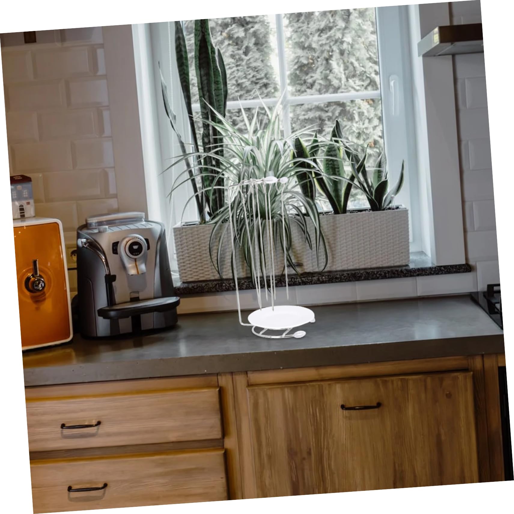 ibasenice 1Set Stainless Steel Hanging Rack for Barbecue Durable Skewer Stand for Grilling Kebab Skewers Easy to Clean Bbq Grill Accessory for Outdoor Cooking Includes Skewers