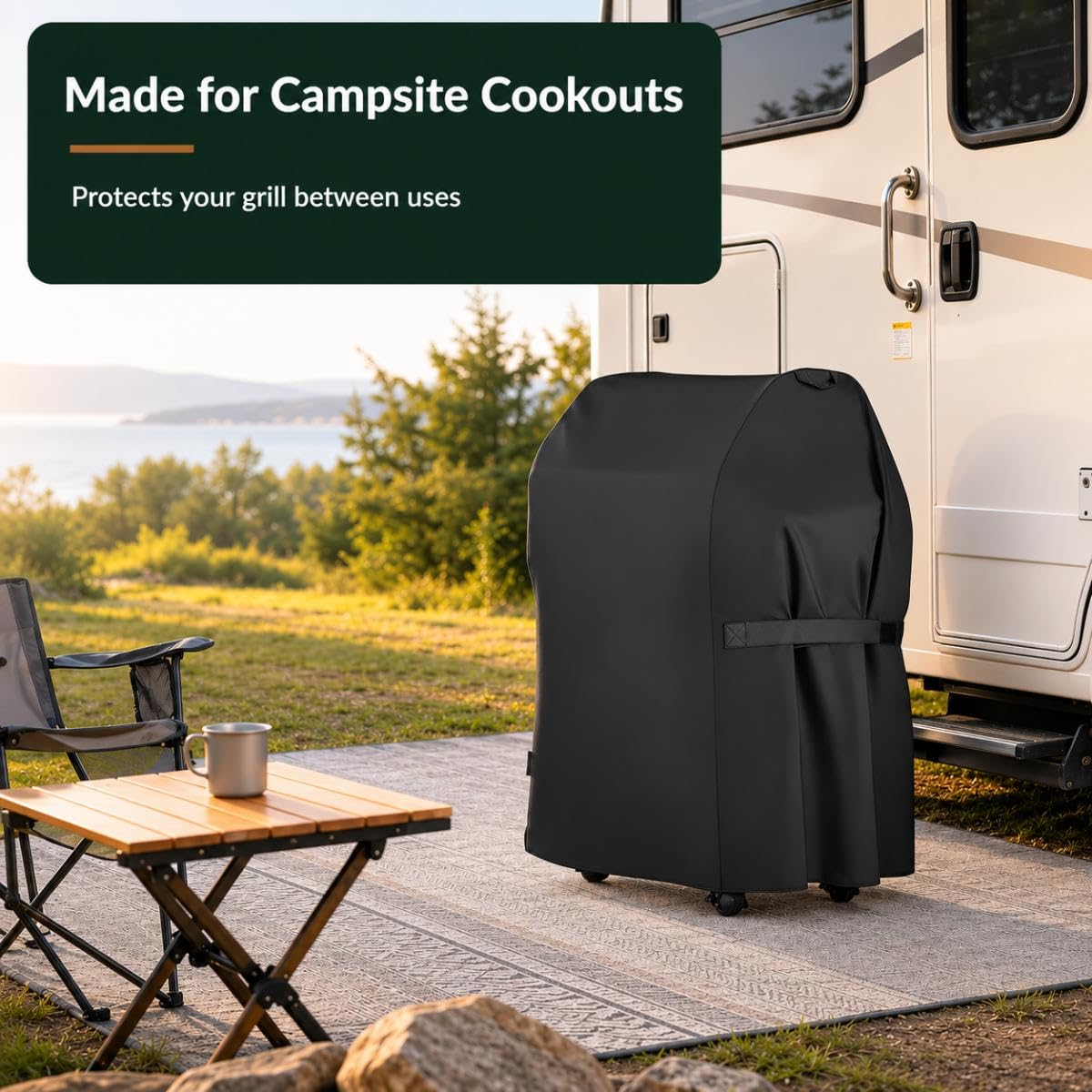 Funda Barbacoa Impermeable para Campingaz Class 3 L 2014-2014 | Cubierta Barbacoa de Gas Cubierta BBQ de Parrilla Protector Funda BBQ Exterior Anti Viento Polvo Humedad Resistente Sol Nieve