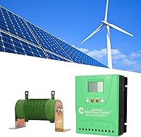 Vista 3 de 24V 48V Wind Solar Hybrid Charge Controller MPPT Boost Charge LCD Solar Energy Controller (GPI48280)
