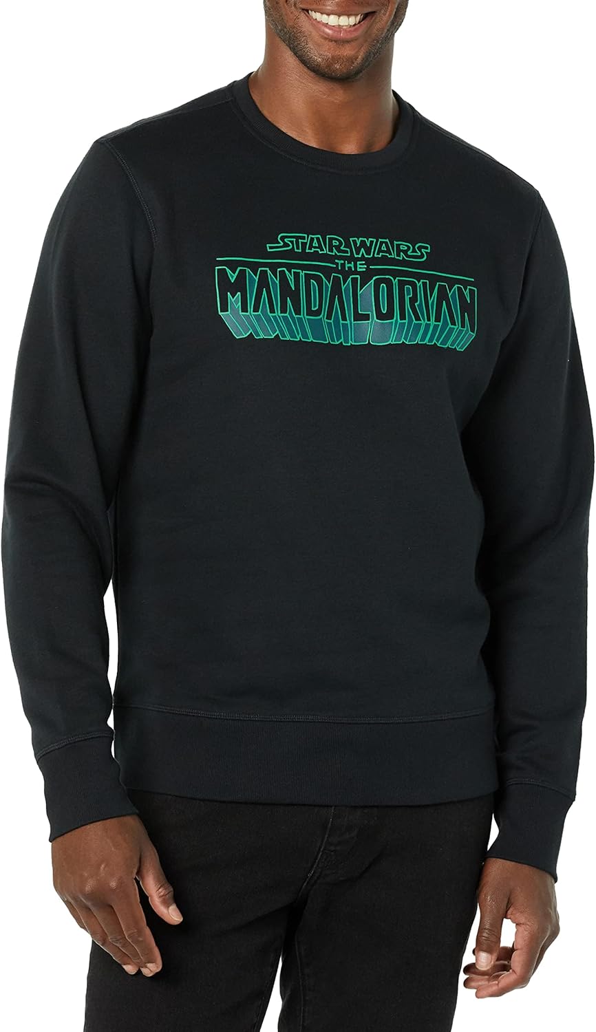 Amazon Essentials Disney | Marvel | Star Wars Men's Fleece Crewneck Sweatshirt
