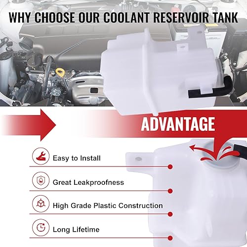 Miniatura 5 de Bapmic B6BF-15-350B Radiador Refrigerante Depósito de Recuperación de Depósito de Botella de Recuperación para Mazda Protege Protege5