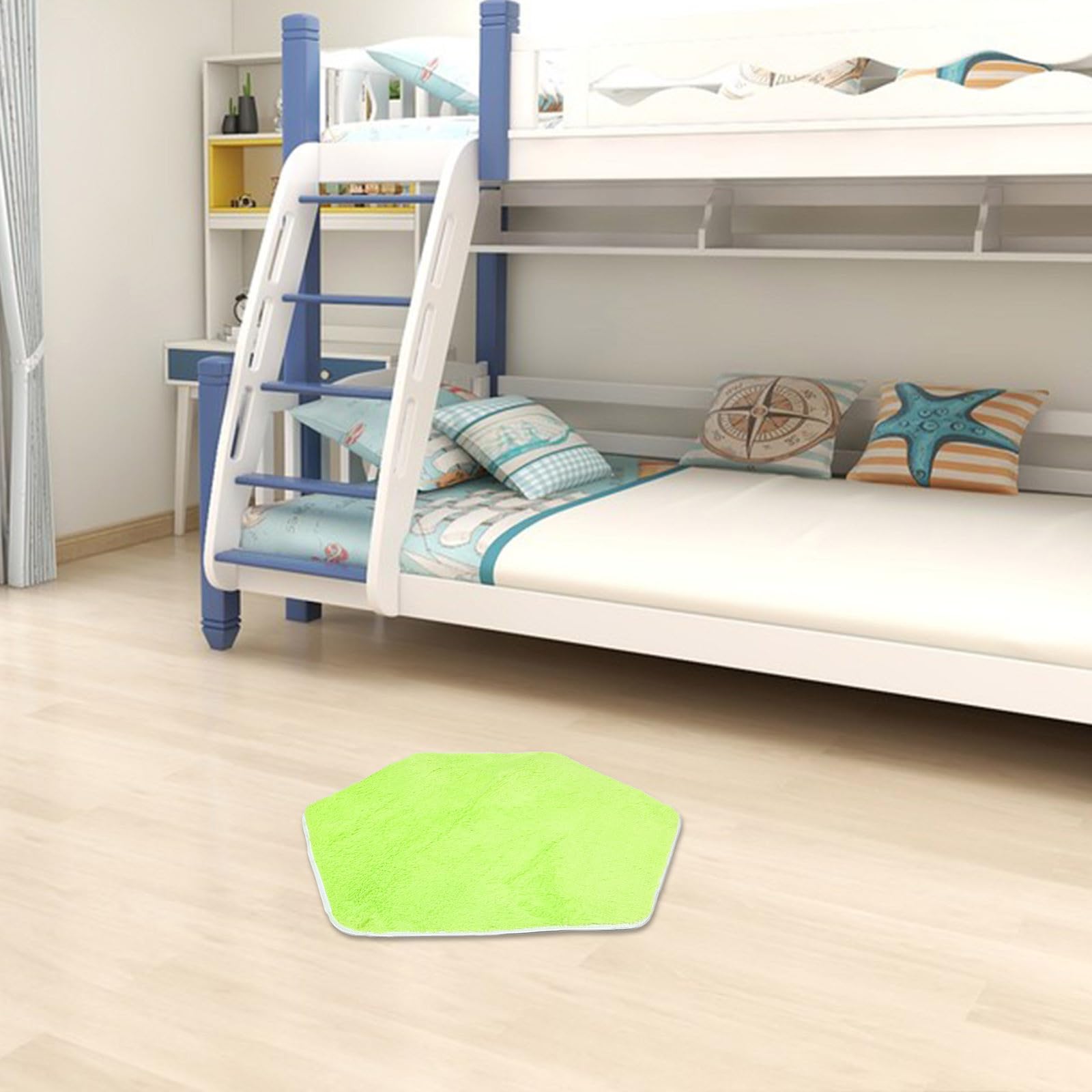 Tappeto Esagonale Morbido in Velluto per Bambini, Protegge la Pelle Delicata, Adatto a Camerette e Soggiorni, Tappetino Gioco Play Mat Innovativo per Neonati e Bambini