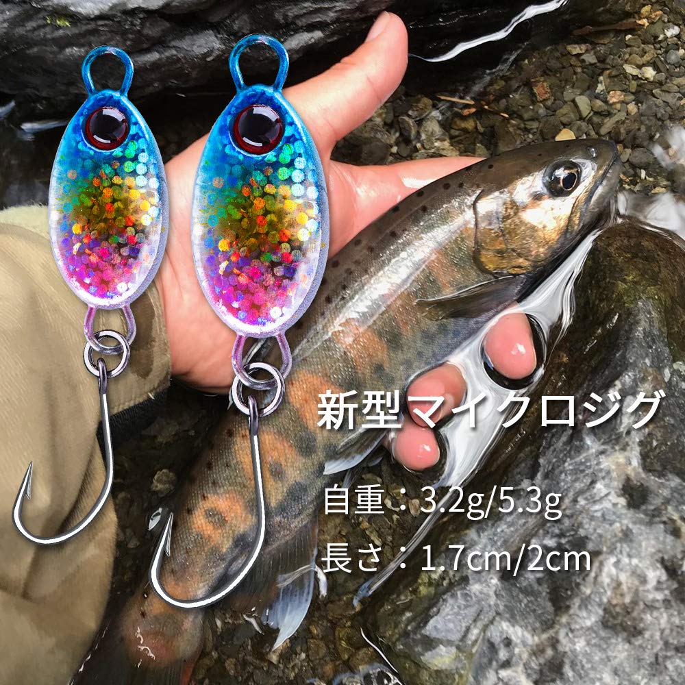 Amazon.co.jp: Goture トラウト スプーンルアー スプーンセット 渓流