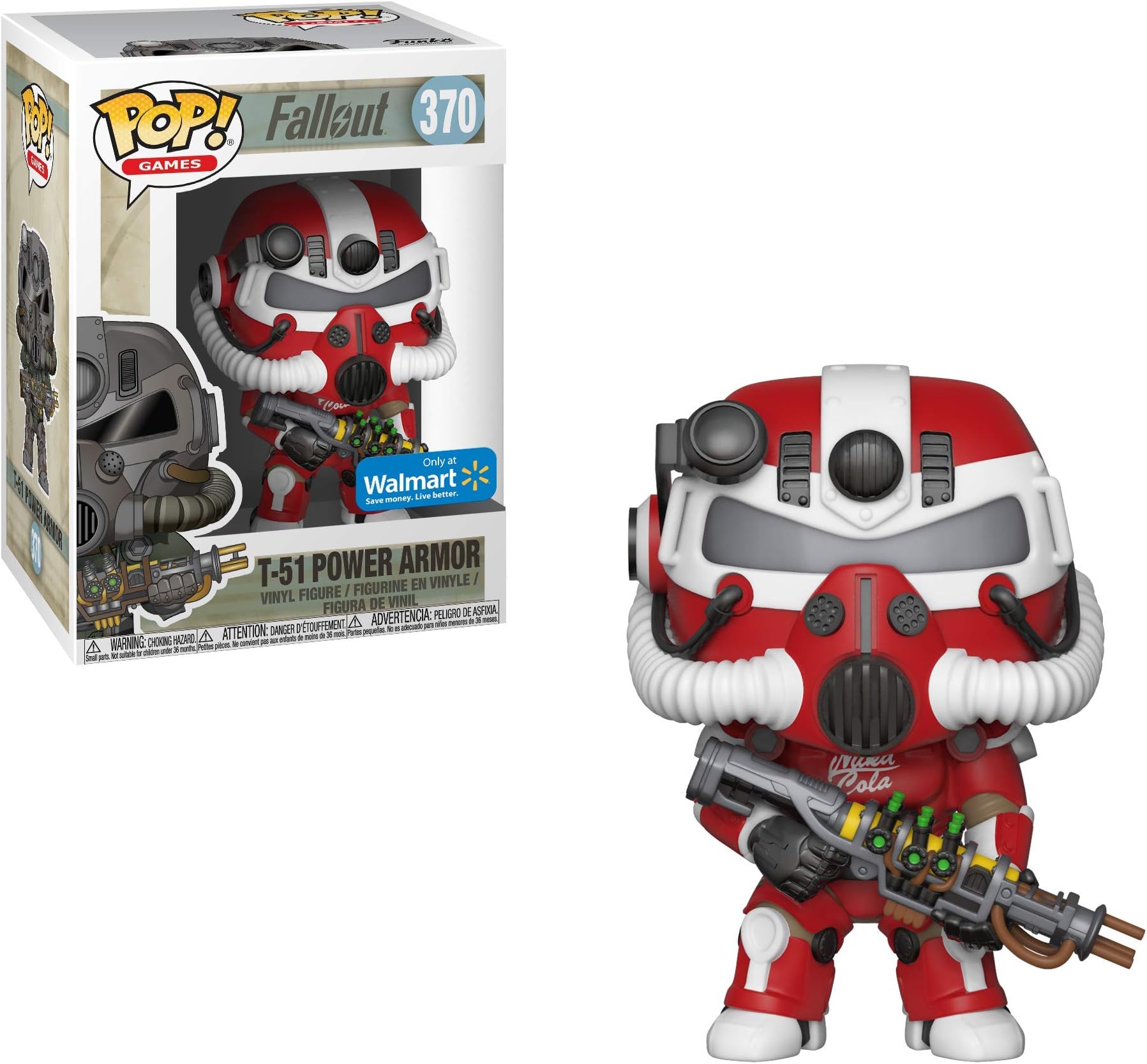 Funko Pop Games Fallout T-51 Power Armor Nuka Cola Limited Edition Vinyl Figurine