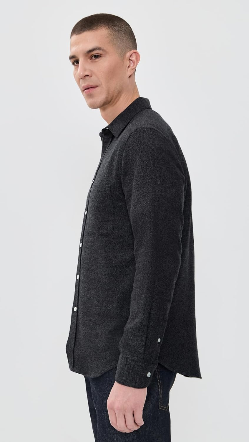 Portuguese Flannel Men's Teca 2.0 Brushed Flannel Button Down Shirt - Image 4