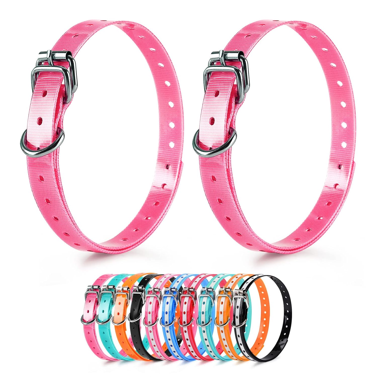 Replacement Collar Strap for Training Shock Collar and Electric Fence Receivers Adjustable and Compatible with Most Brands Waterproof