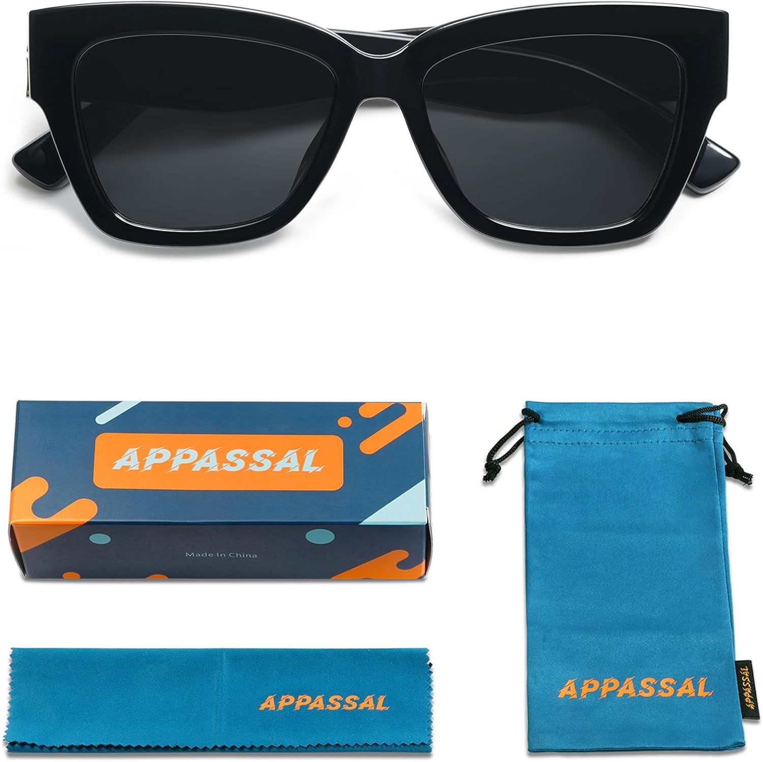 Retro Oversized sunglasses womens Trendy Square Sunnies for Women UV400 AP3677 - Image 5