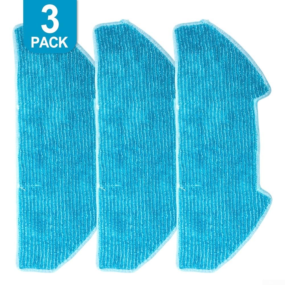 Mop Cloth Kit Replacement Microfiber Mopping Pads For BObsweep RC400 For Dustin Vacuums(8 PACK)