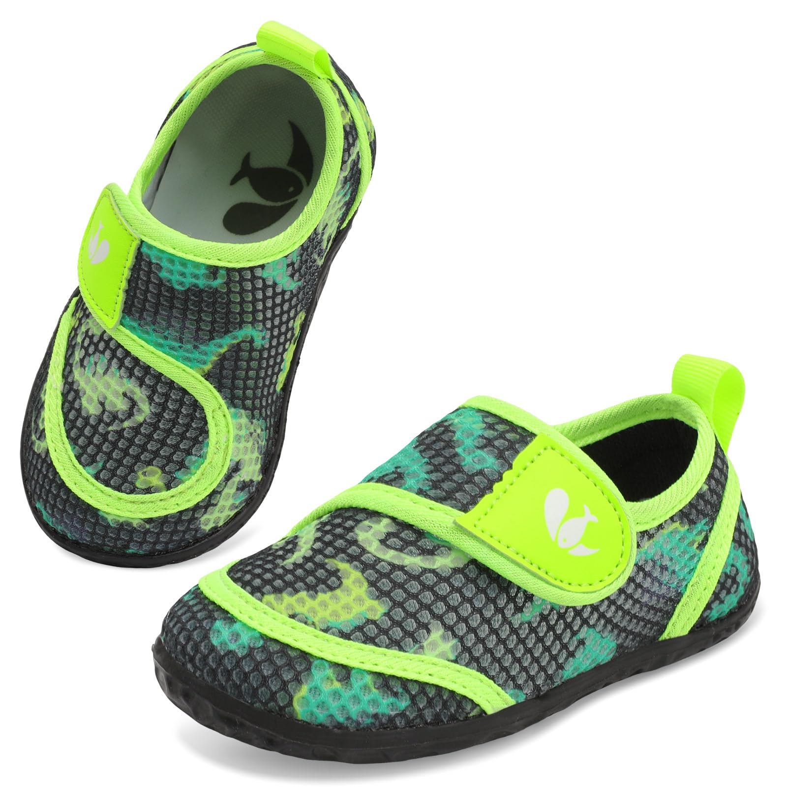 FEETCITY Toddler Water Shoes Boys Girls Swim Shoes Quick Dry Kids Aqua Socks Barefoot for Beach Swimming Pool