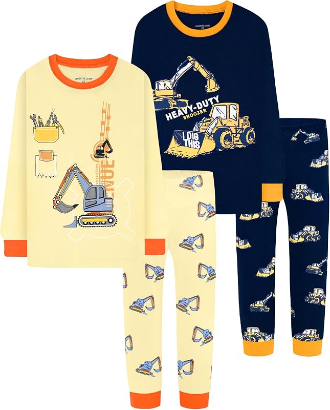 DAUGHTER QUEEN Conjunto de Pijamas Masculinos com 4 Peças em Algodão