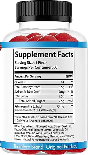 Miniatura 2 de Max Focus - Gomitas de raíz de Ashwagandha para niños y adolescentes, apoyan el estado de ánimo tranquilo, relajación, sueño, antiestrés, memoria,