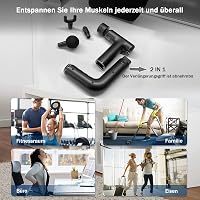 Emicool 2-in-1 Masszázspisztoly Meleg-Hideg Funkcióval, Hosszabbított Nyéllel - Izomfájdalom Enyhítő, 5 Sebességes, Hordozható Mély Szöveti  7