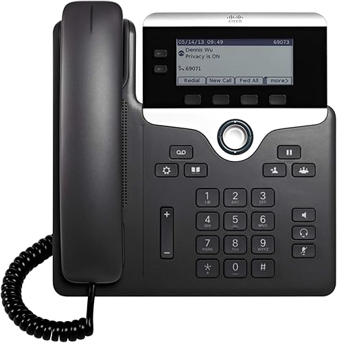 Miniatura 2 de Cisco IP Phone CP-7821-K9 Carbón vegetal, Negro