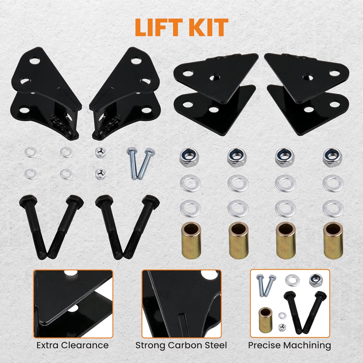 Tuningsworld 2.5" Lift Kits for Polaris Ranger 900 and for Polaris Ranger 900 Crew Full Size 2013-2018