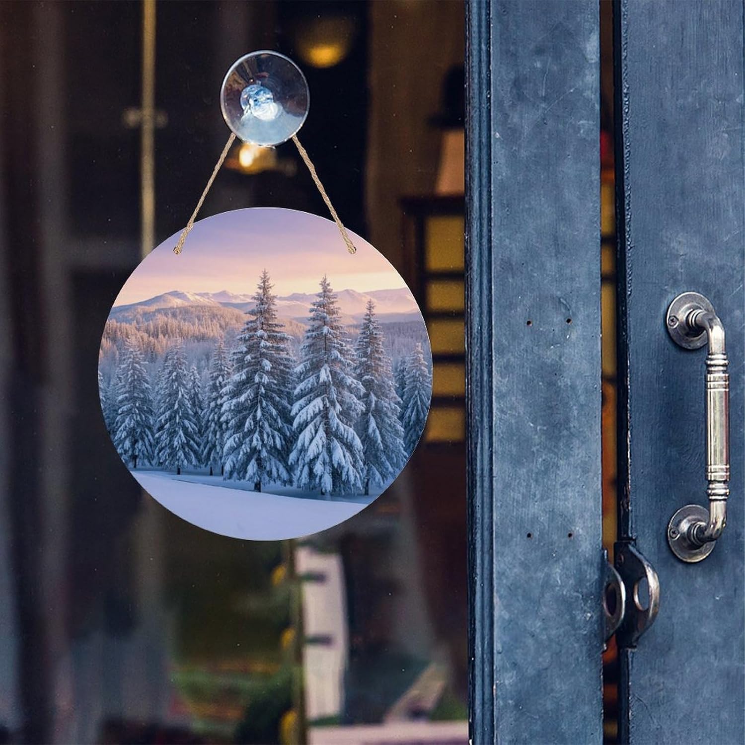 Snow Scene Painting Wood Painting