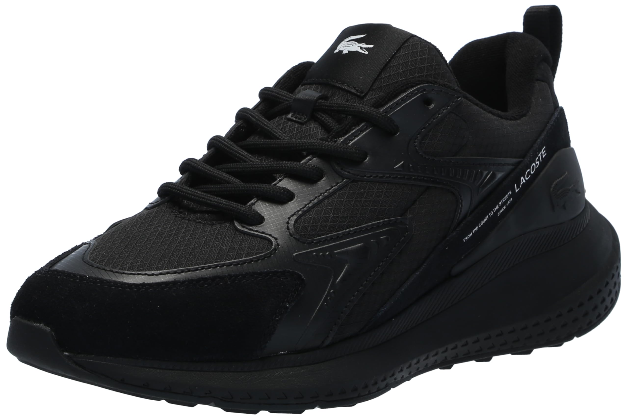 

                                                    Lacoste Men's L003 EVO Sneaker, BLK/BLK, 11.5