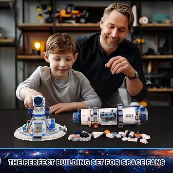 JMBricklayer Space Telescope Building Set with Cool Lights for Adults 70009 | Space Planet Building Toys with Lights, Space Exploration Telescope Model Kits for 18+, Ideal Gift for Space Lovers