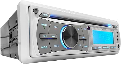 Miniatura 3 de Gravity MGR-208BT 300W Single DIN Marine BoatYatch ReceptorCDSDUSBAuxAFFMMP3 - Funciona con Bluetooth