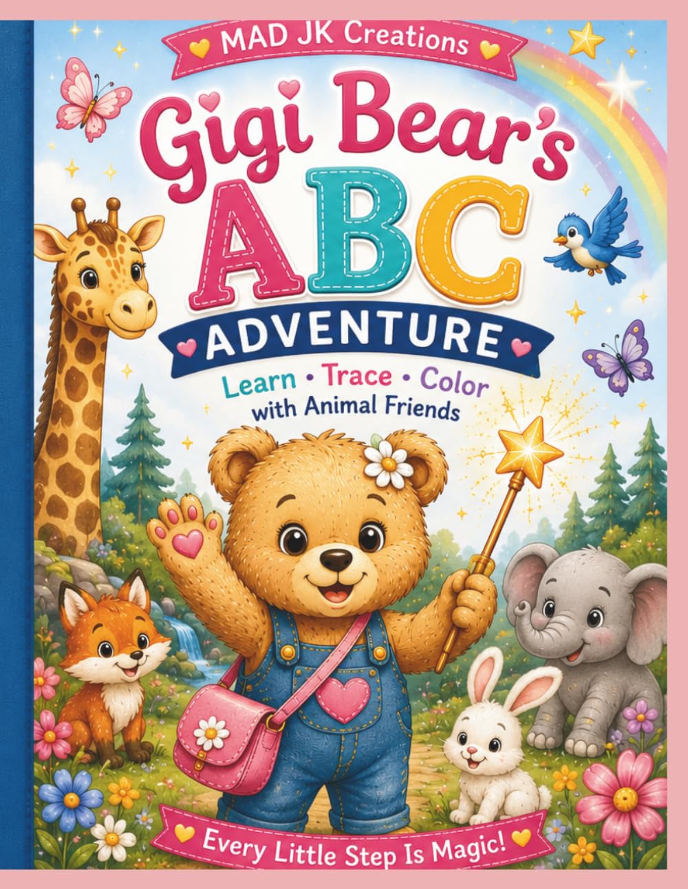 Gigi Bear's ABC Adventure: Learn > Trace > Color