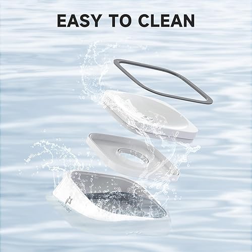 Miniatura 4 de ELS PET Cuenco para perros sin derrames, cuenco de agua para mascotas, sin goteo, cuenco de agua lento, dispensador de agua para mascotas, 35 onzas