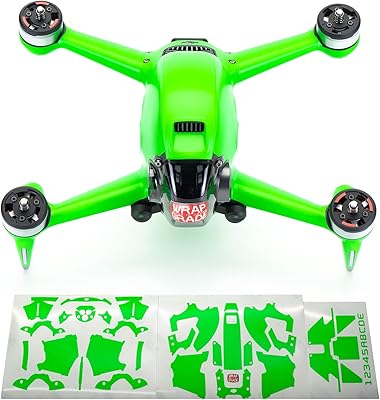 WRAPGRADE Skin Compatible with DJI FPV | Full-wrap (NEON Green)