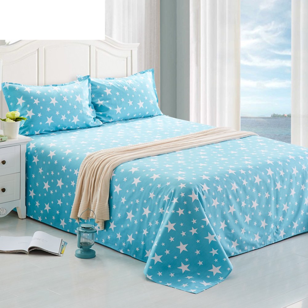Feuilles de coton anti-froissement pour lit enfant twin 150x230cm