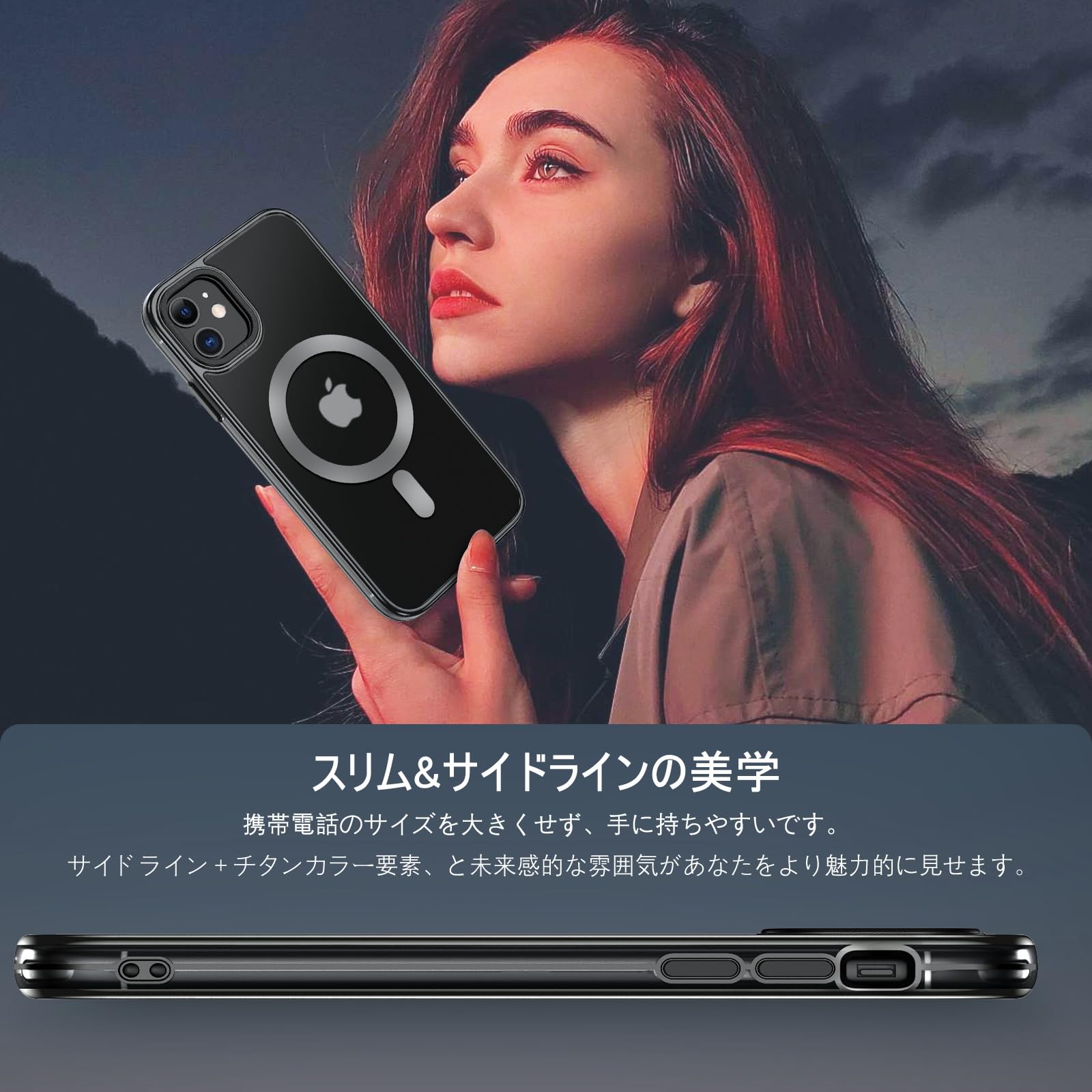 Amazon.co.jp: GUAGUA iPhone11 ケース MagSafe対応 半透明 マット感