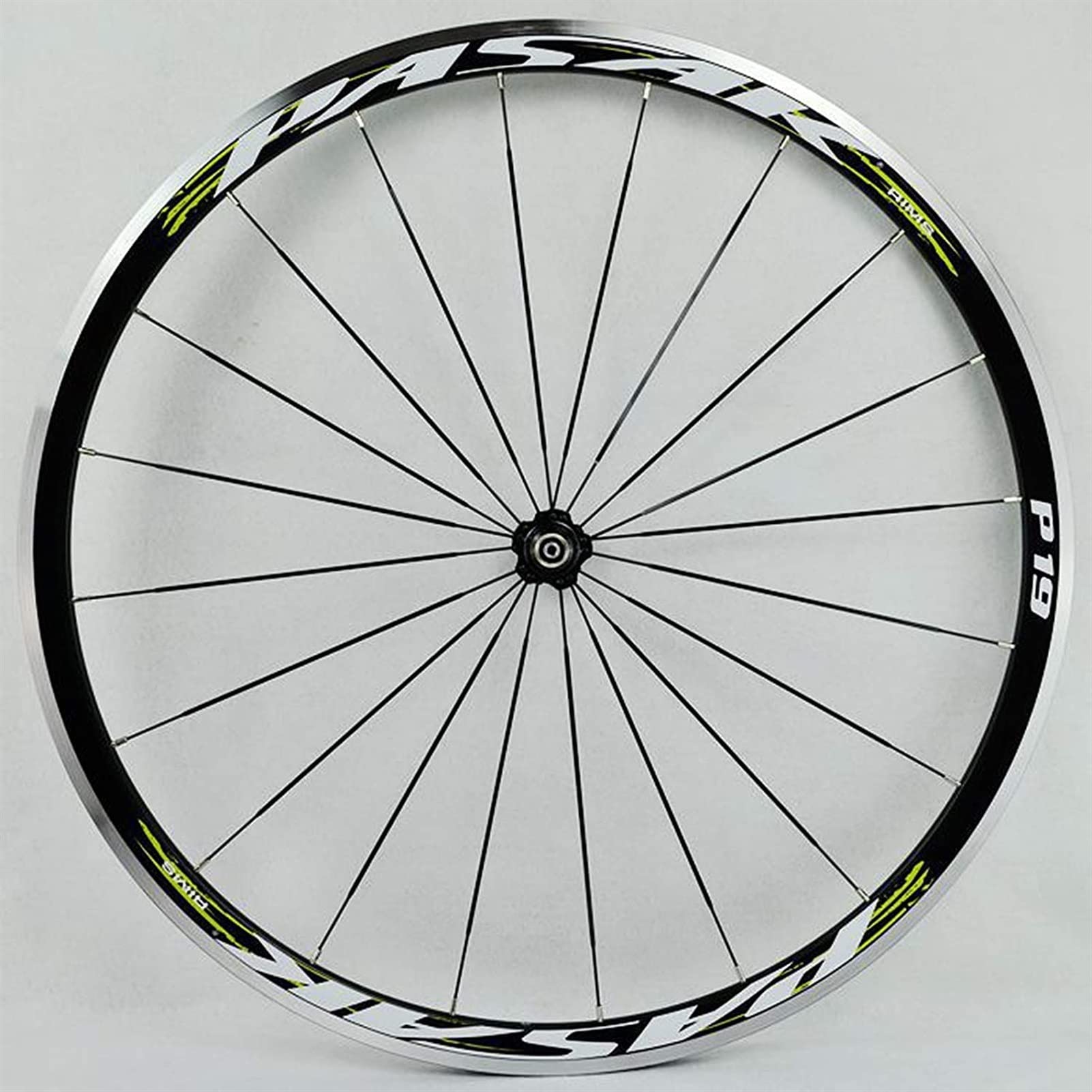 Juego de Ruedas de Bicicleta de Carretera 700C, Rueda Trasera Delantera de Bicicleta de liberación rápida Cubo de Aluminio Freno C/V Cassette de Volante de 11 velocidades Juego de Ruedas de