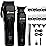 BESTBOMG Professional Hair Clippers for Men, Professional Barber Clippers and Trimmer Set, Mens Cordless Hair Clipper for Barbers Haircut Kit Fade, BS-808A (Black)