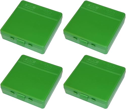 MTM 100Round flip-top 404532.8foot cal caja de munición (paquete de 4)