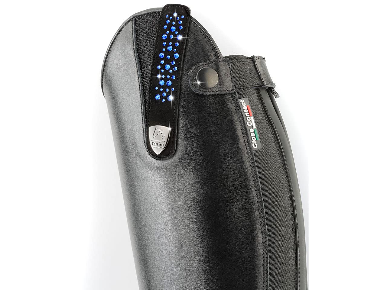Tattini Boxer Bottes d'équitation longues à lacets étroits
