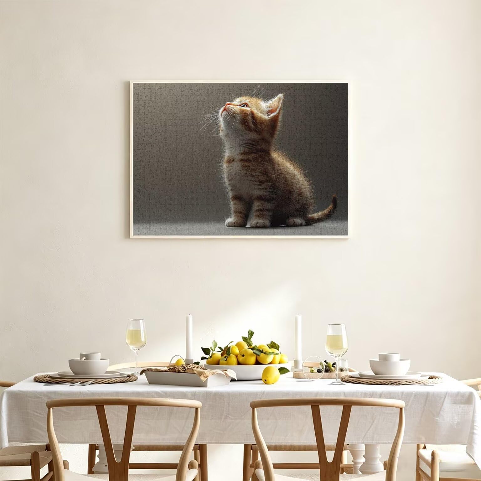 Puzzle dla dorosłych 2000, kot zwierzę, 99x70cm, n-499