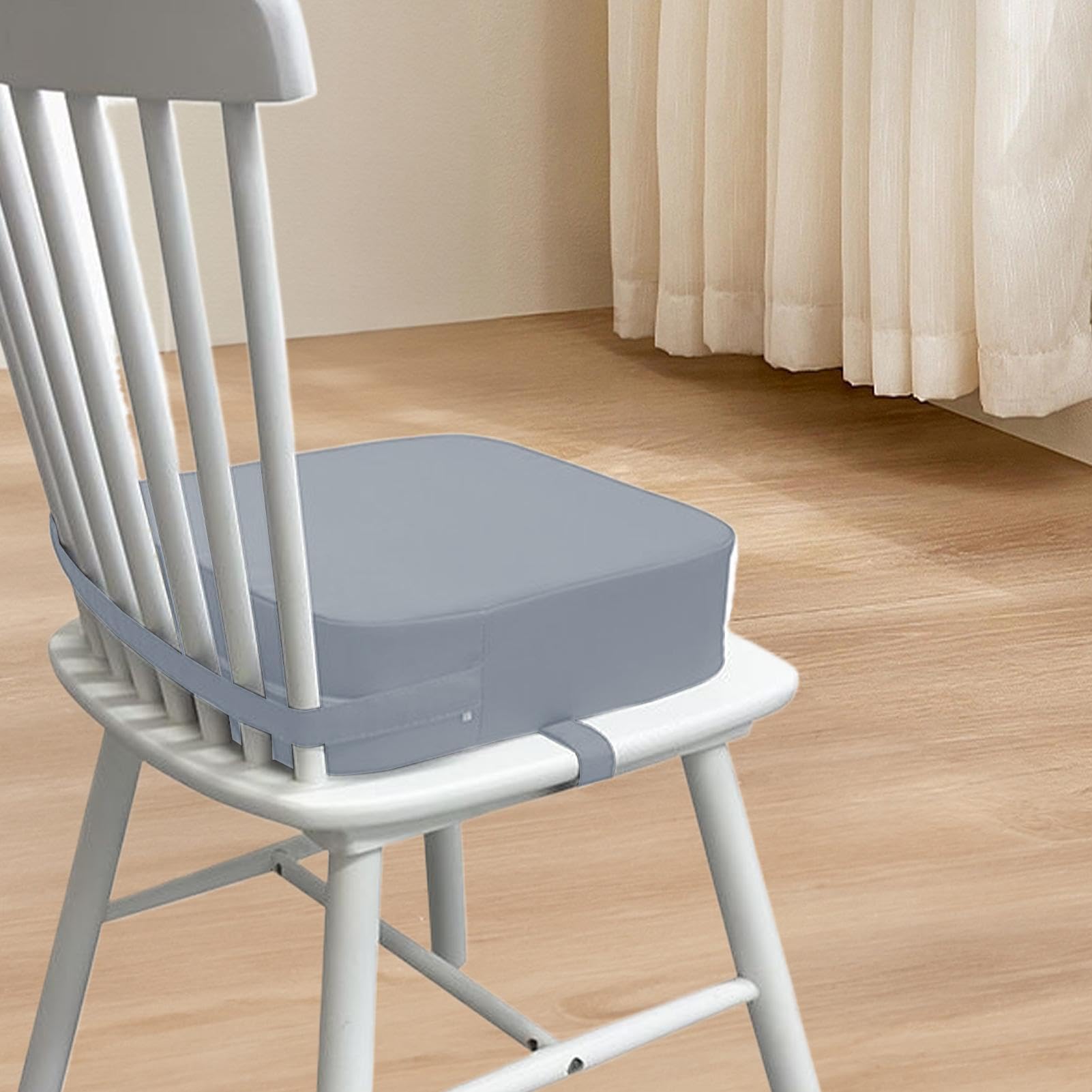 Cojín elevador de silla de salón – Cojín ajustable para silla de comedor infantil | Cojín portátil extraíble para cocina, restaurante, comida