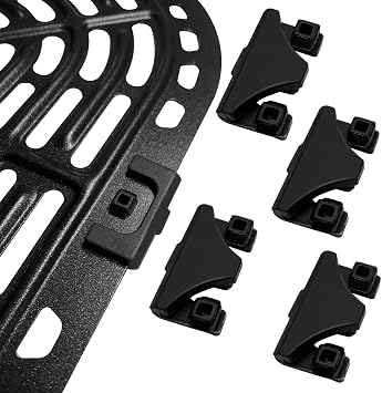 Air Fryer Rubber Bumpers, 4PCS Premium Rubber Feet, Rubber Tips, Silicone Pieces, Rubber Tabs for Air Fryer Tray Grill Pan Plate