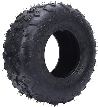 Qqmora ATV UTV All Terrain Tires Heavy Duty Explosion Proof Enhanced Traction Off Road Tires for Cart Quad with 6 Inch Rim Size 145/70 145x70 6