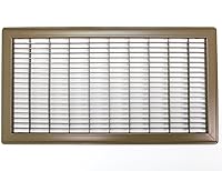 Vista 10 de HVAC Premium 4" X 30" or 30" X 4" Heavy Duty Walkable Floor Grille - Fixed Blades Air Grille - Brown [Outer Dimensions: 5.75 X 31.75]