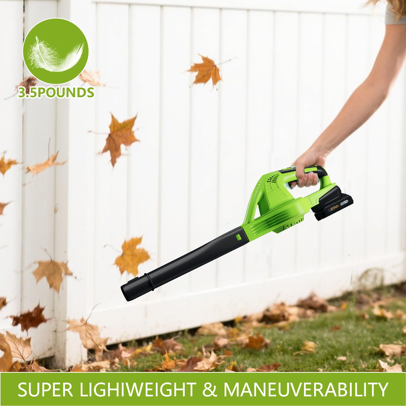 Souffleur De Feuilles Sans Fil, Souffleur De Feuilles à