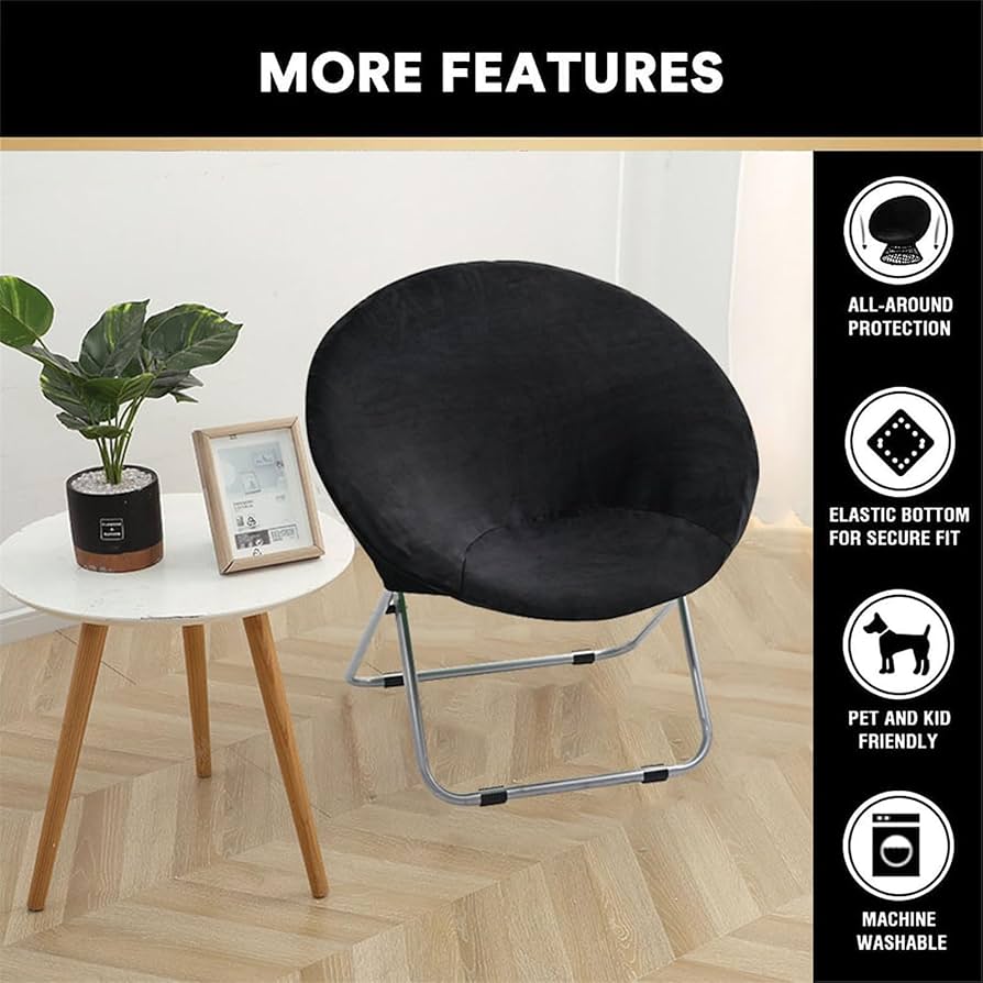 Amazon.com: ZYANLING Round Saucer Chair Cover, Stretch