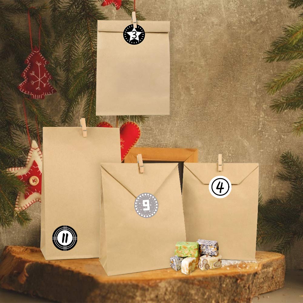 24 Calendrier de l'Avent Sac, Sac pour Calendrier de l'Avent, Sac 24 Calendrier de l'Avent Sac, Sac pour Calendrier de l'Avent, Sac