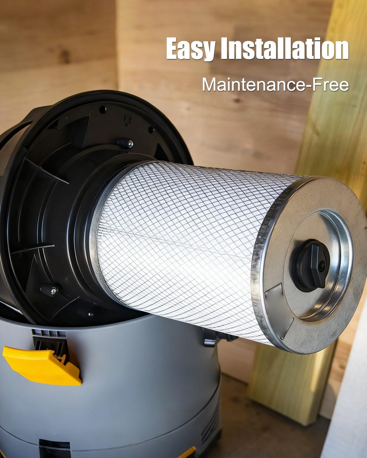 Cartridge Filter Assembly Compatible with Vacmaster Industrial Models VK811PH VK1011SIWTH VKHF001