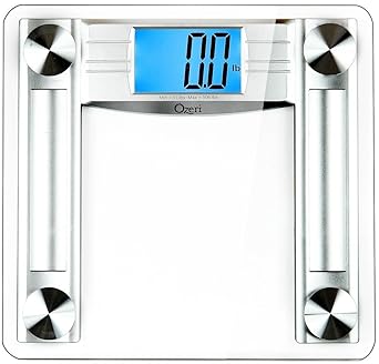 Ozeri ProMax 500 lbs (230 kg) Digital Bath Scale, with Body Tape Measure & Fat Caliper