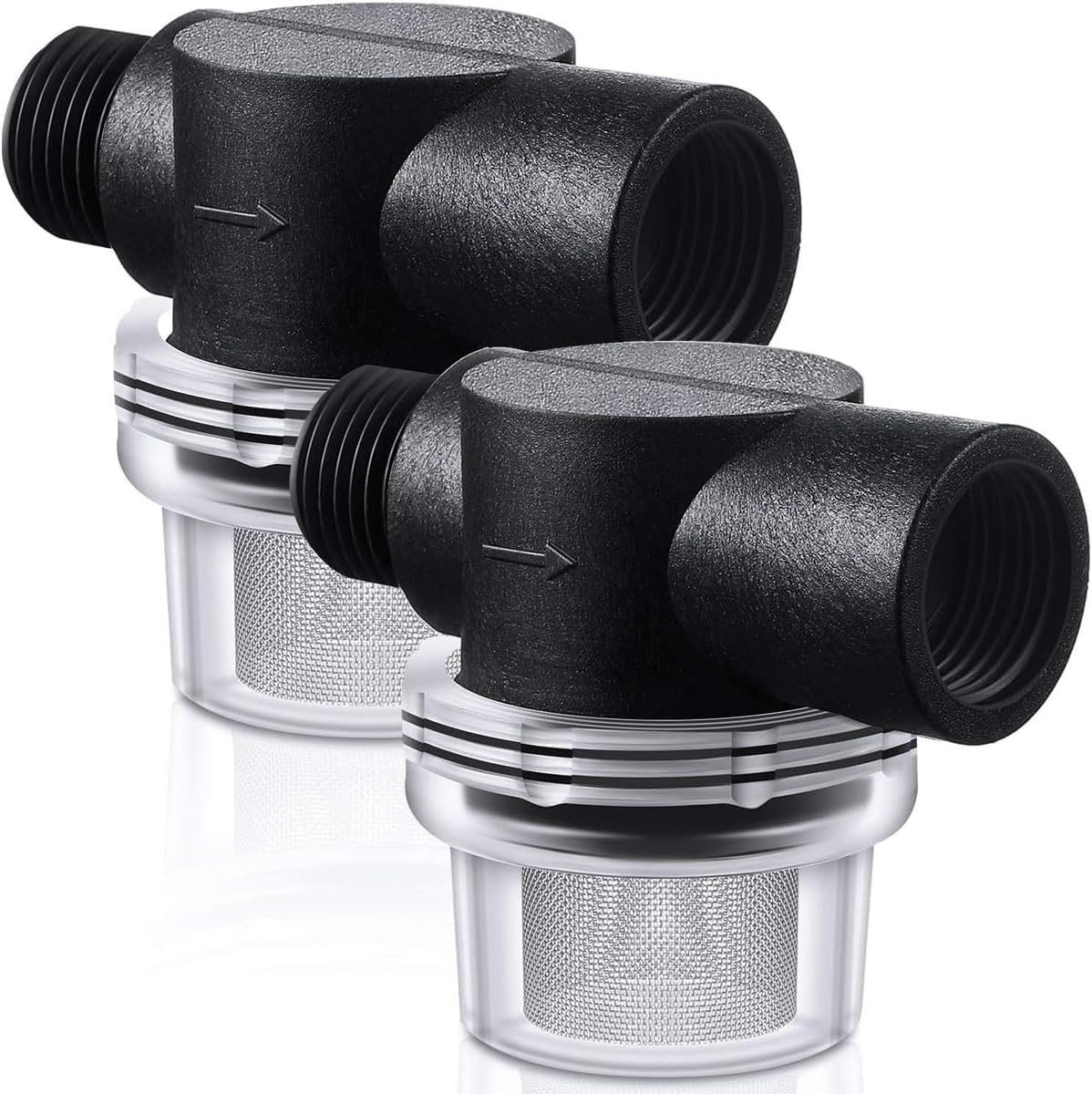 1/2 Inch RV Water Pump Strainer, 2 Pack