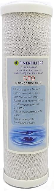 Finerfilters Reverse Osmosis System 10" Coconut Carbon Block Water Filter Cartridge