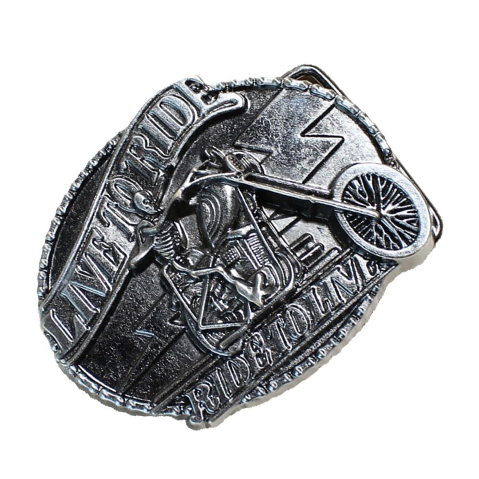 Antique Skull Belt Fastener Decorative Clasp Waistband Replacement Buckle For Biker Styles Outfit Buckle